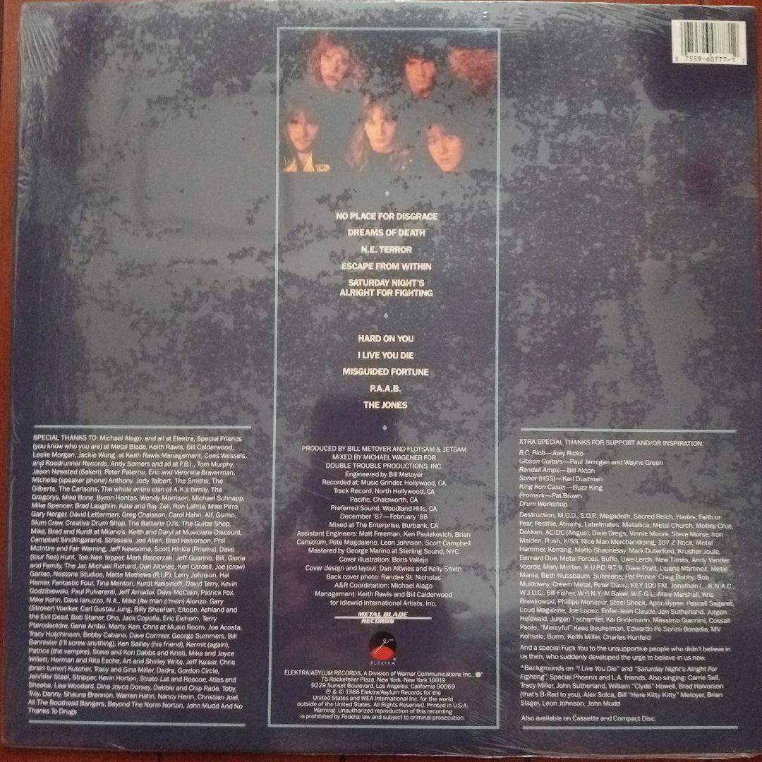 【本国US盤】Flotsam And Jetsam / No Place For