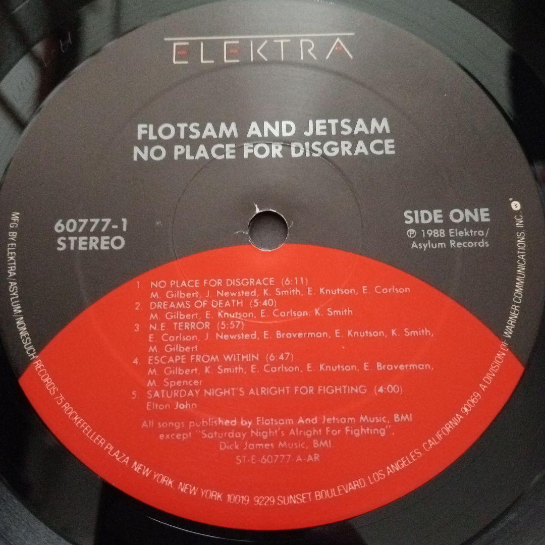 【本国US盤】Flotsam And Jetsam / No Place For