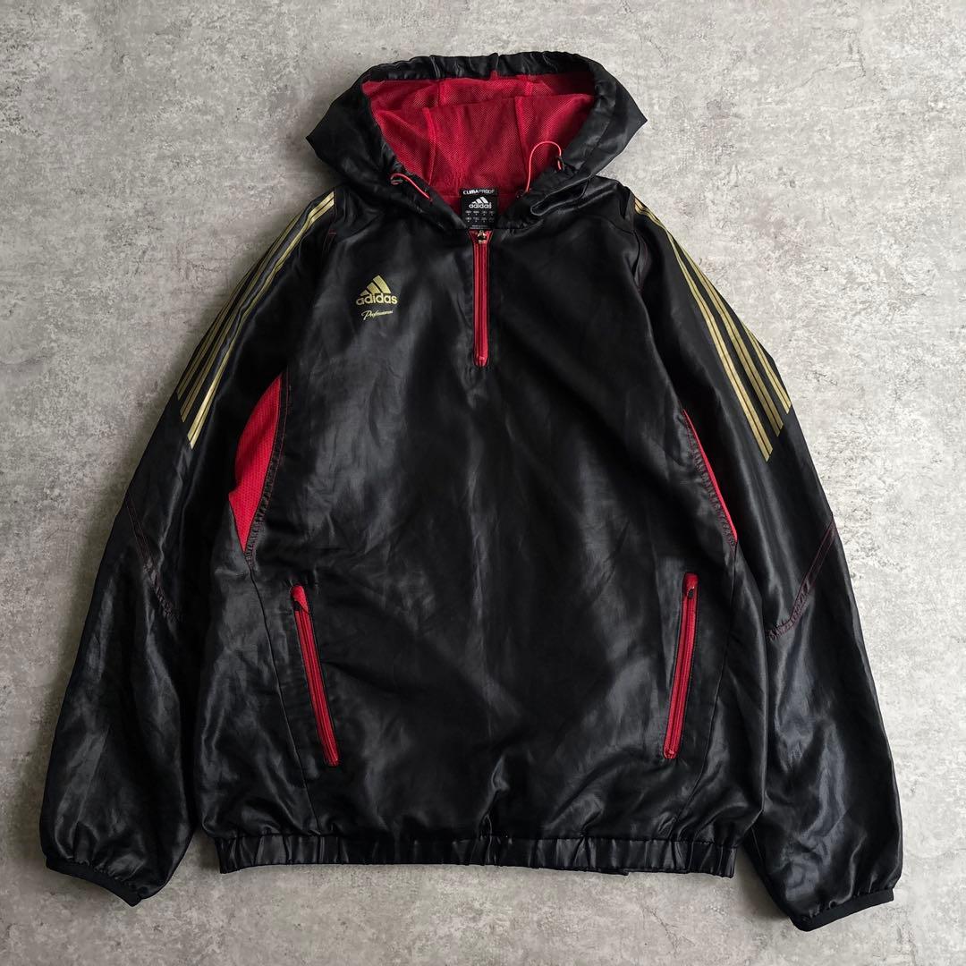 adidas professional ウィンドジャケット セットアップ 黒