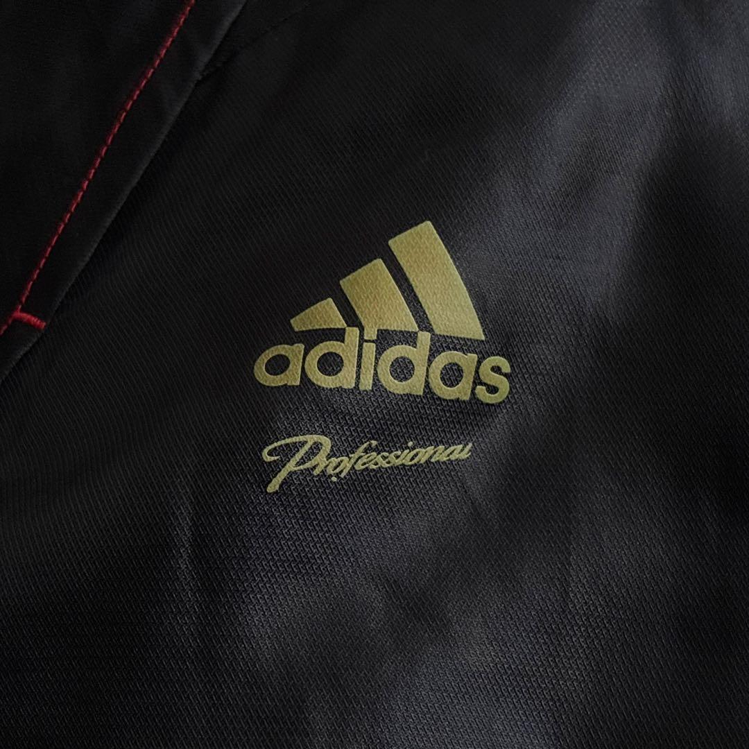 adidas professional ウィンドジャケット セットアップ 黒