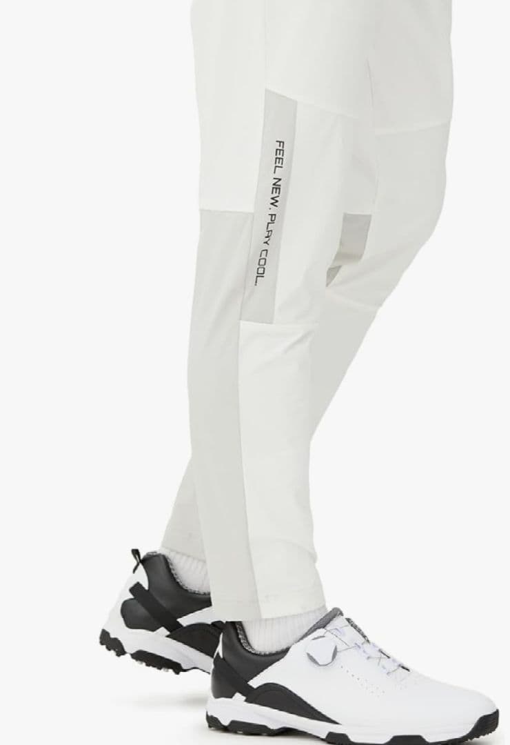 新品タグ付き　ピン メンズ テーパードパンツ (接触冷感・全方向ストレッチ)