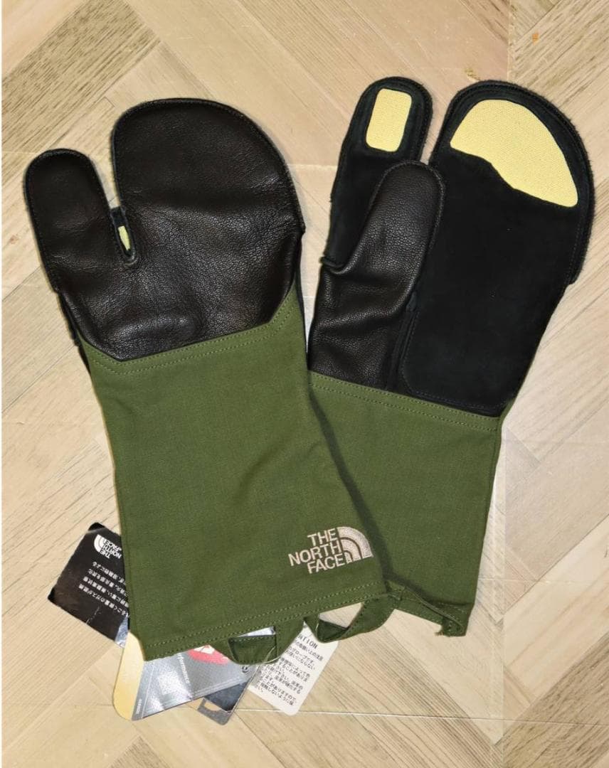 新品 ノースフェイス 焚火グローブ　定価1万4300円 　Ⓗ②