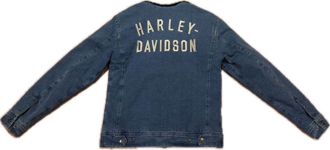 Harley-Davidson ボア襟デニムジャケット M.サイズ