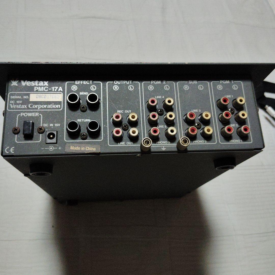 VESTAX PMC-17A 3チャンネル仕様 3バンドEQ アナログミキサー