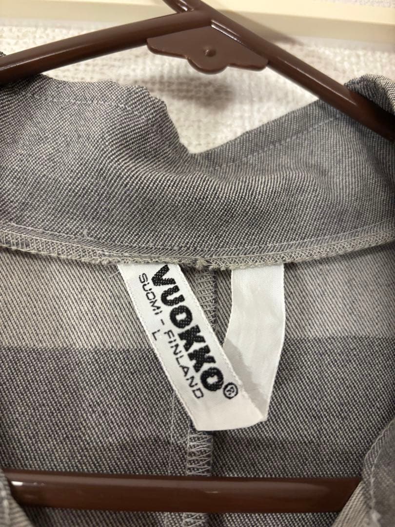 【美品】Vuokko grey color palette dress
