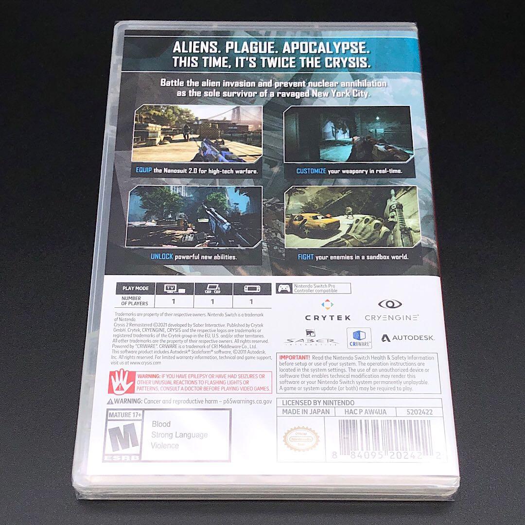 Crysis 2 Remastered クライシス2 リマスター switch