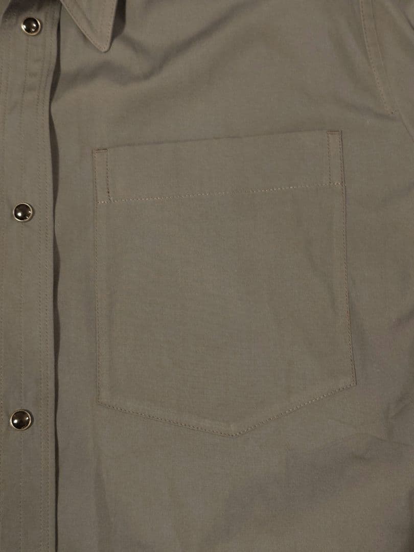 【新品】LEMAIRE Gray Pointed Collar Shirt 34