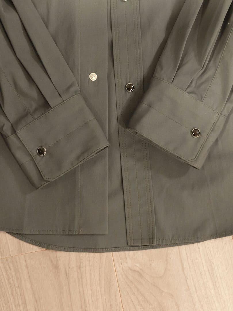 【新品】LEMAIRE Gray Pointed Collar Shirt 34