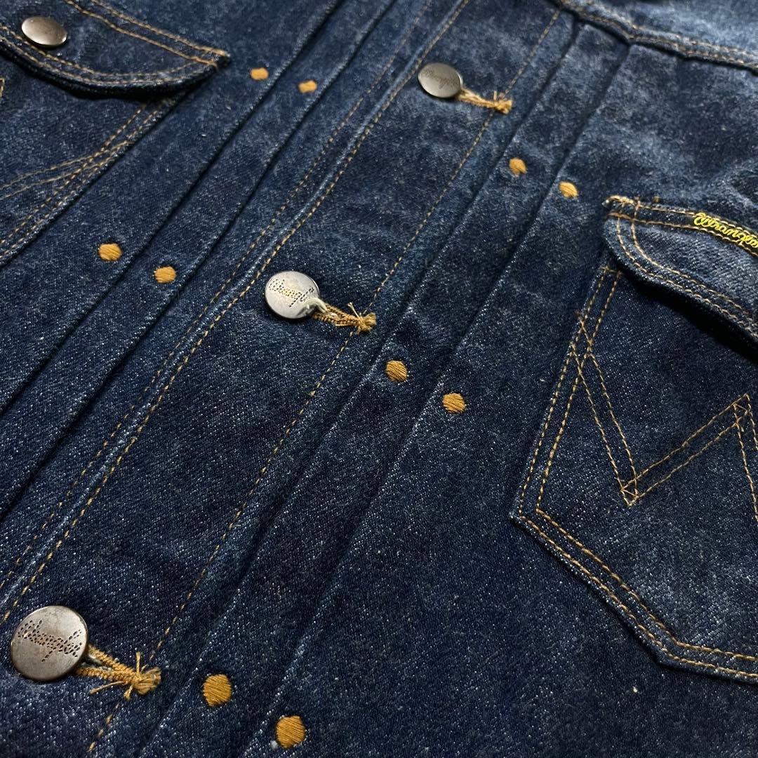 ◎60s Wrangler 111mj デニムジャケット ラングラー 真紺 ⑨