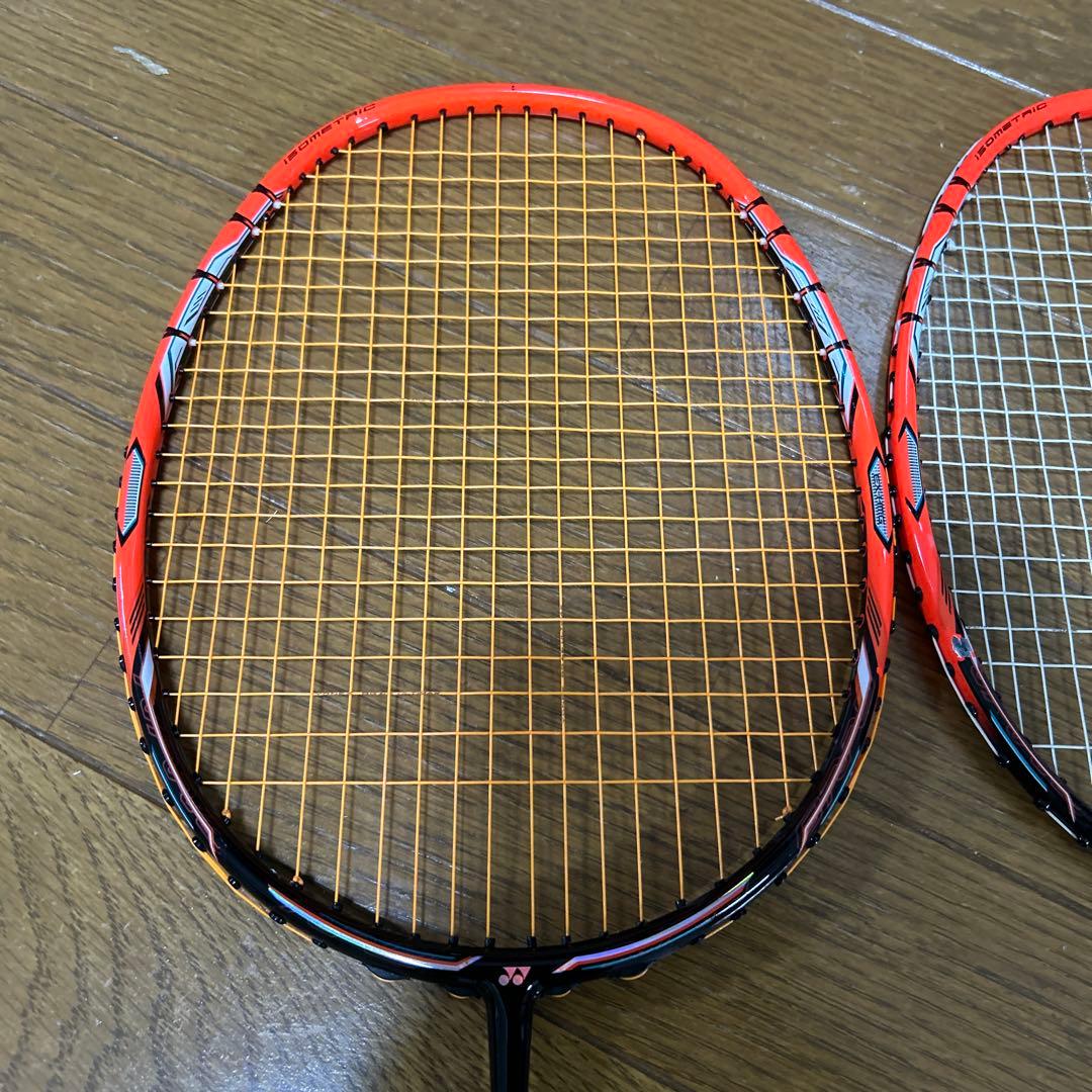 バドミントンラケット 2本セット 引退品