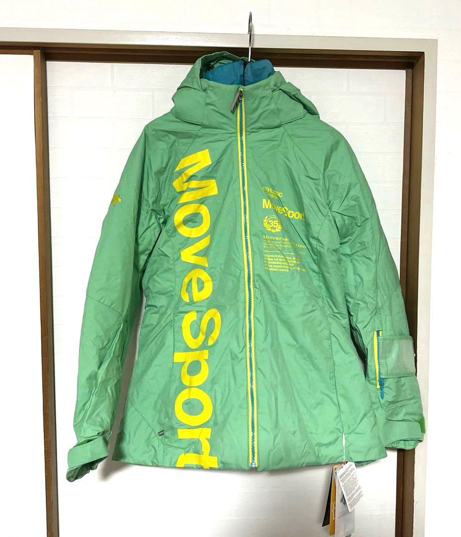 新品 タグ付 デサント スキーウェア スノボウェア ヒートナビ 上下セット L