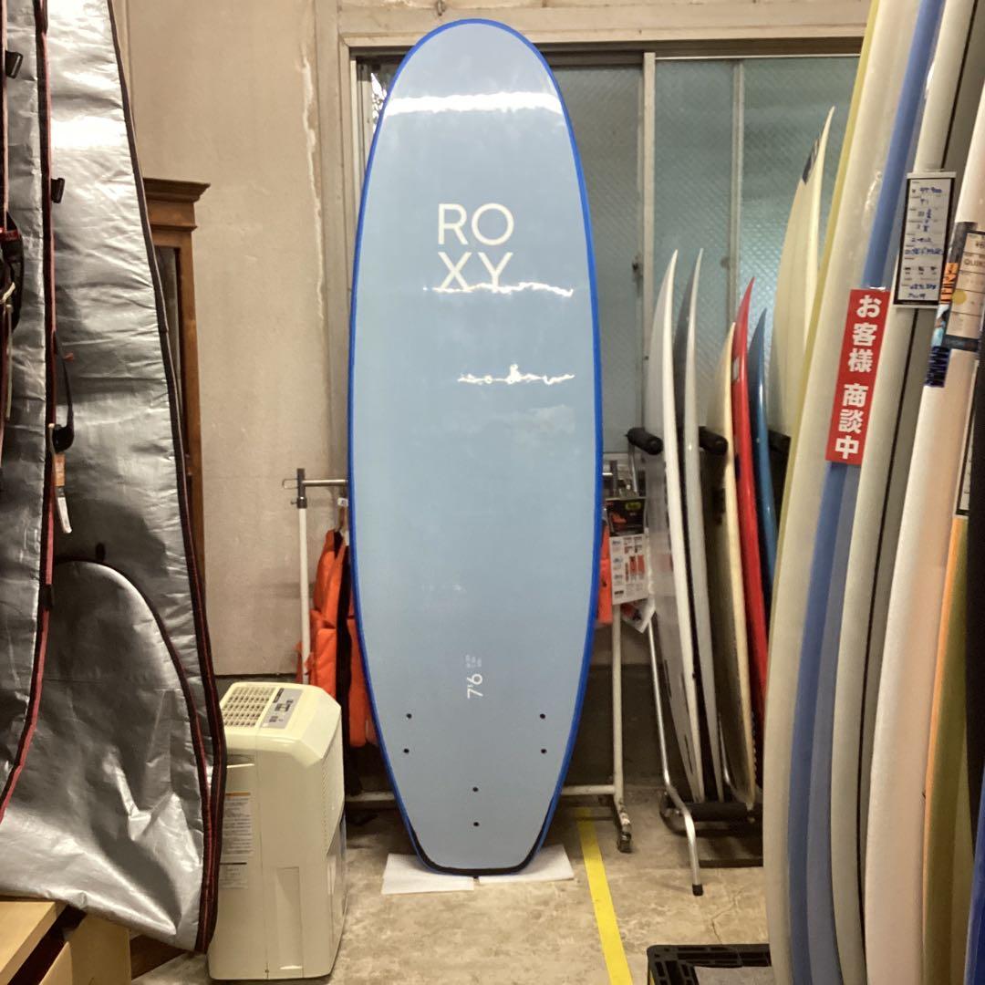 新品激安ROXYソフトボード7'6ft(229cm)大村奈央さんも愛用フィン付