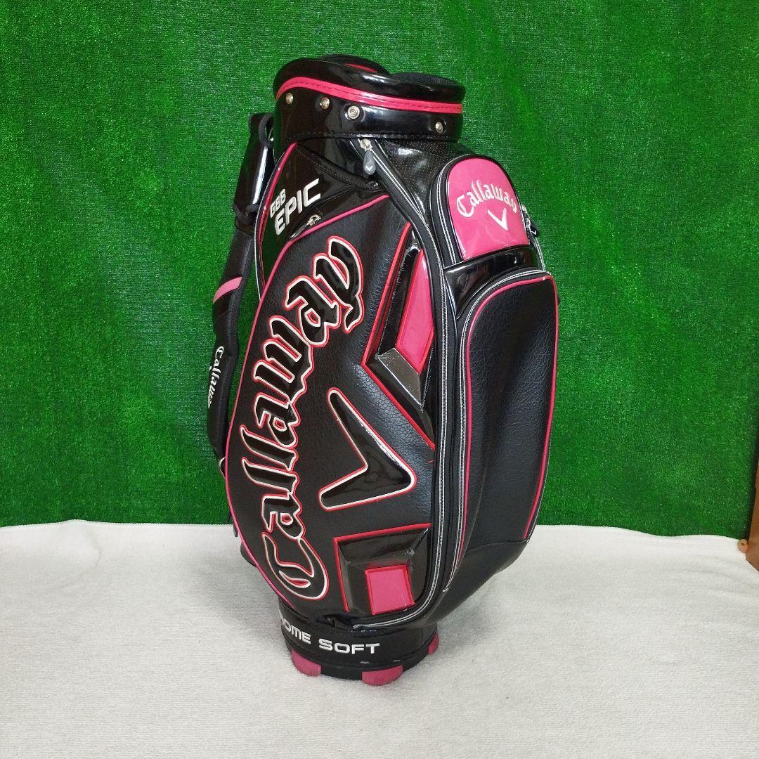 Callaway Epic キャディバッグ ブラック/ピンク ツアー 限定モデル
