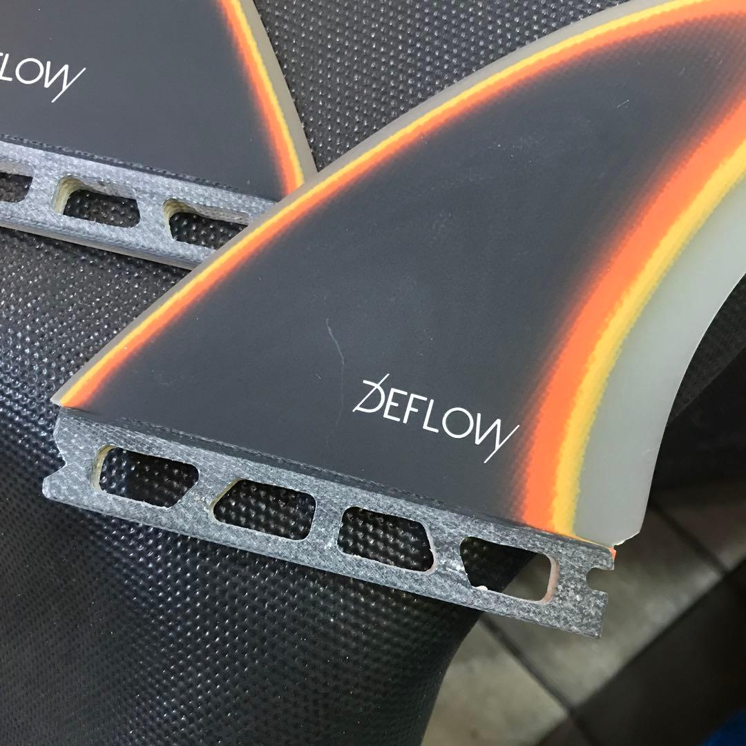 Deflow サーフボードフィン グラデーション