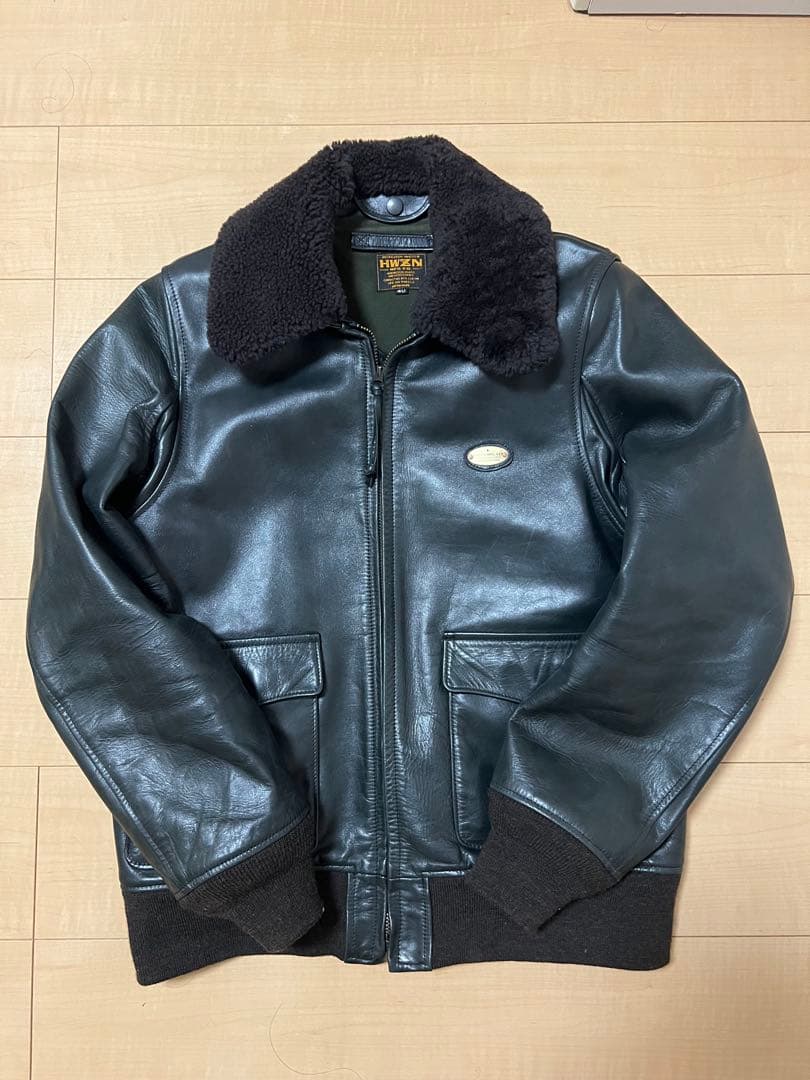 定価約20万　hwzn.mfg wg-1 レザージャケット