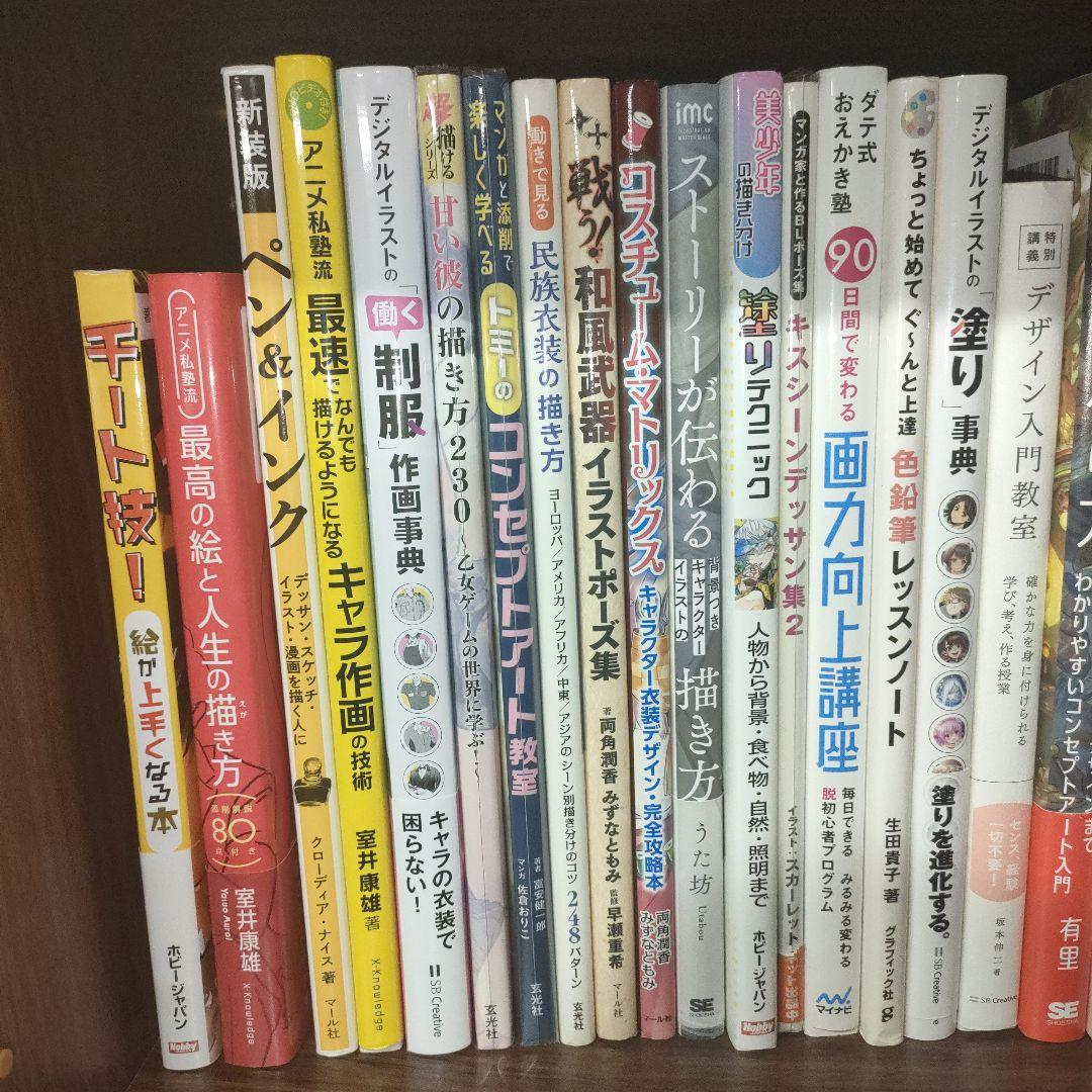 お絵描き参考書まとめ売り