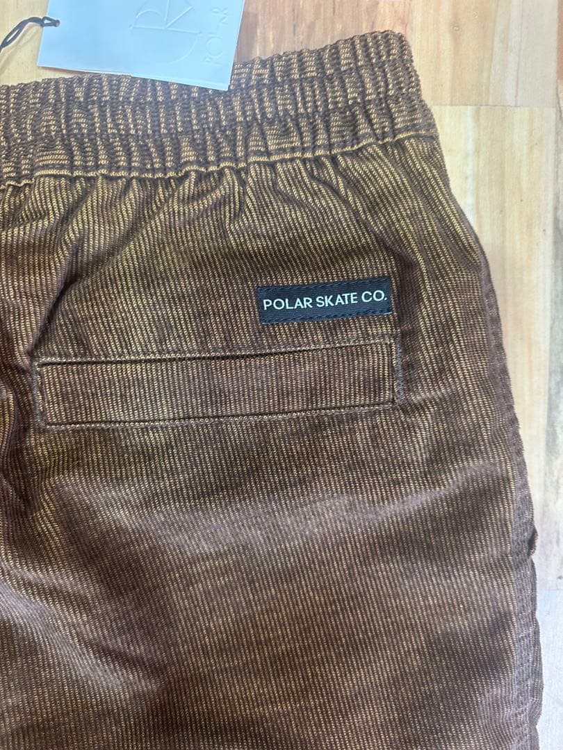 POLAR CORD SURF PANTS BROWN L 新品
