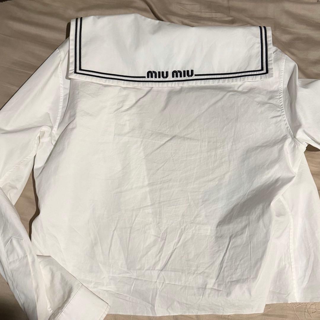 miumiu セーラー襟 ブラウス