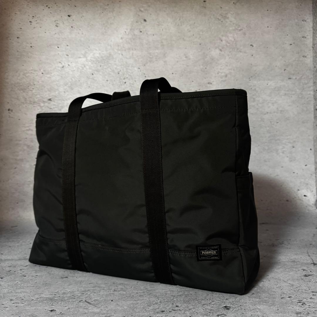 希少 グレー ポーター グレー PORTER DRIVE トートバッグGREY