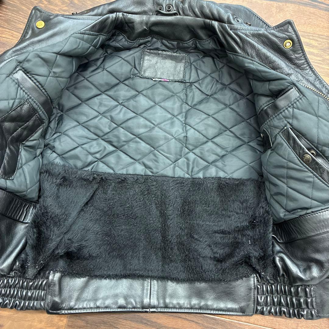 BRANDED GARMENTS シカゴポリスレザージャケット　黒⭐︎1