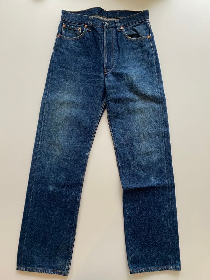 濃紺 80s USA製 levi's 501xx w31 デニム ハチマル
