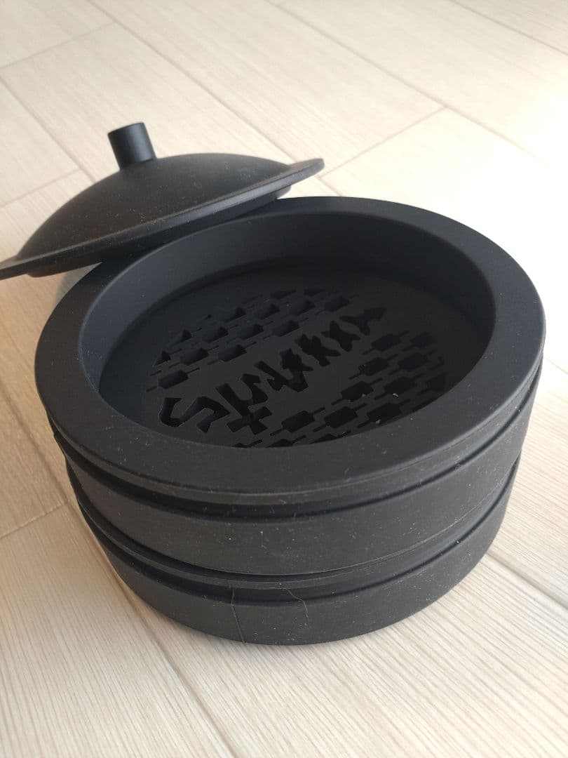 Camp Ooparts MU Sierra 折畳式シリコン製黒色せいろ