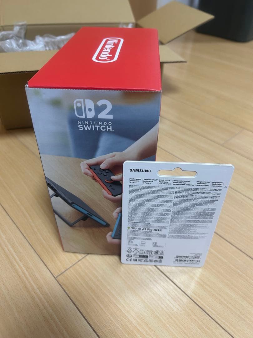 SWITCH2(日本語・国内専用)本体 sdカード256gb samsung製