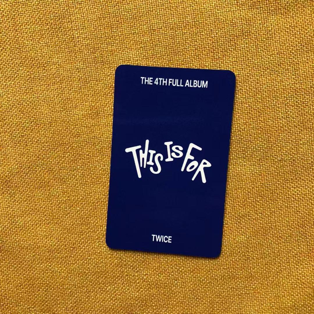 TWICE トゥワイス THIS IS FOR サノク サナ トレカ