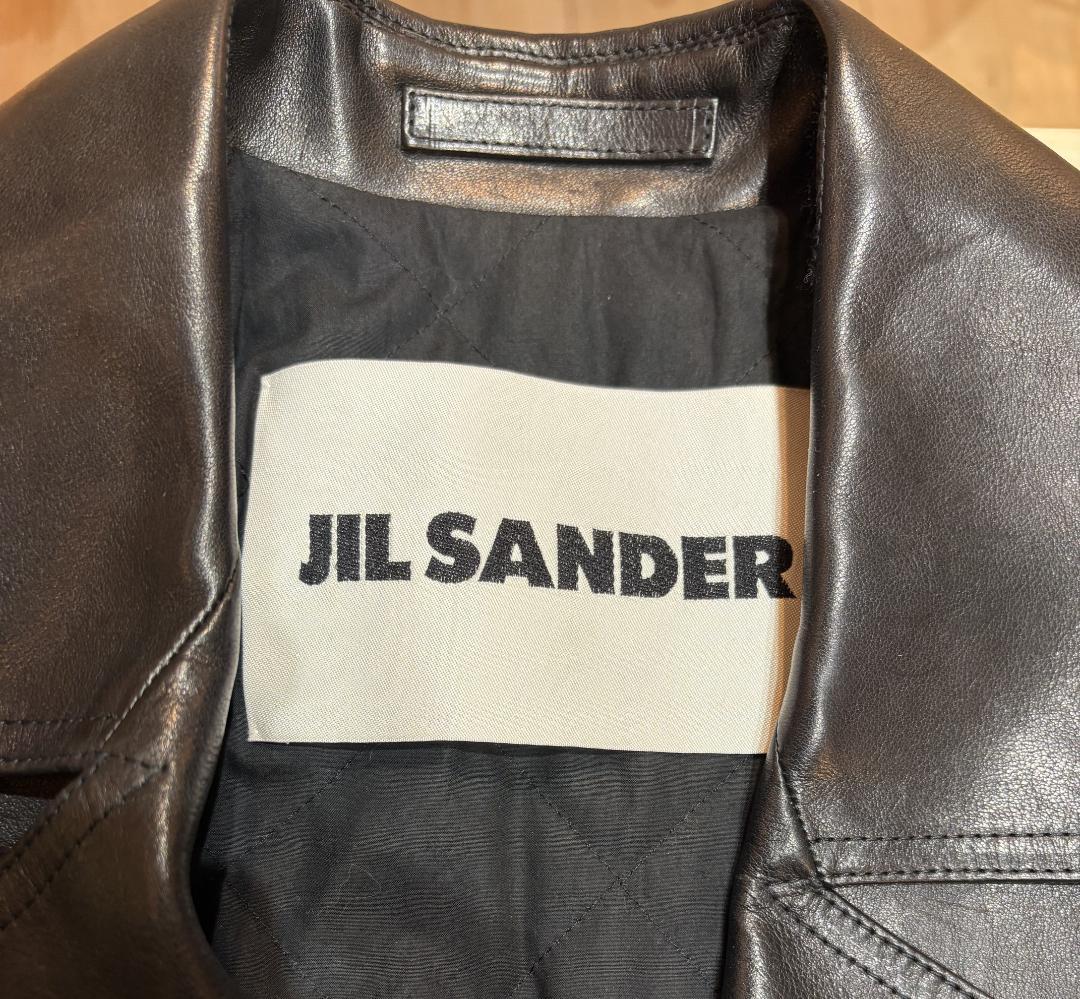 JIL SANDER ジルサンダー ライダースジャケット サイズ 44