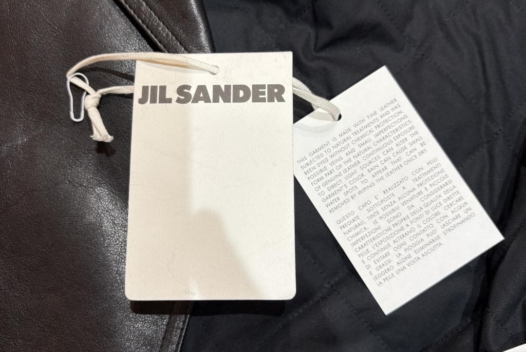 JIL SANDER ジルサンダー ライダースジャケット サイズ 44