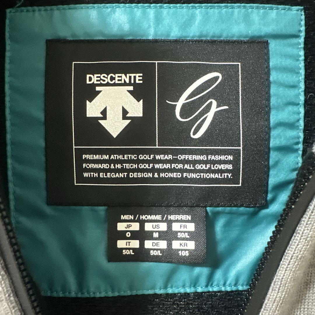 【DESCENT GOLF】ニットジャケット　ハイブリッド　切り替え　ゴルフ