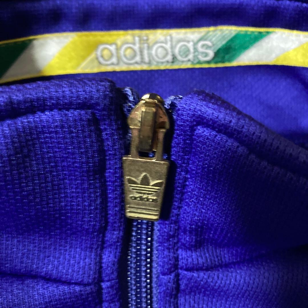 【90S old adidas】トレフォイル刺繍デサント製セットアップ売Mサイズ