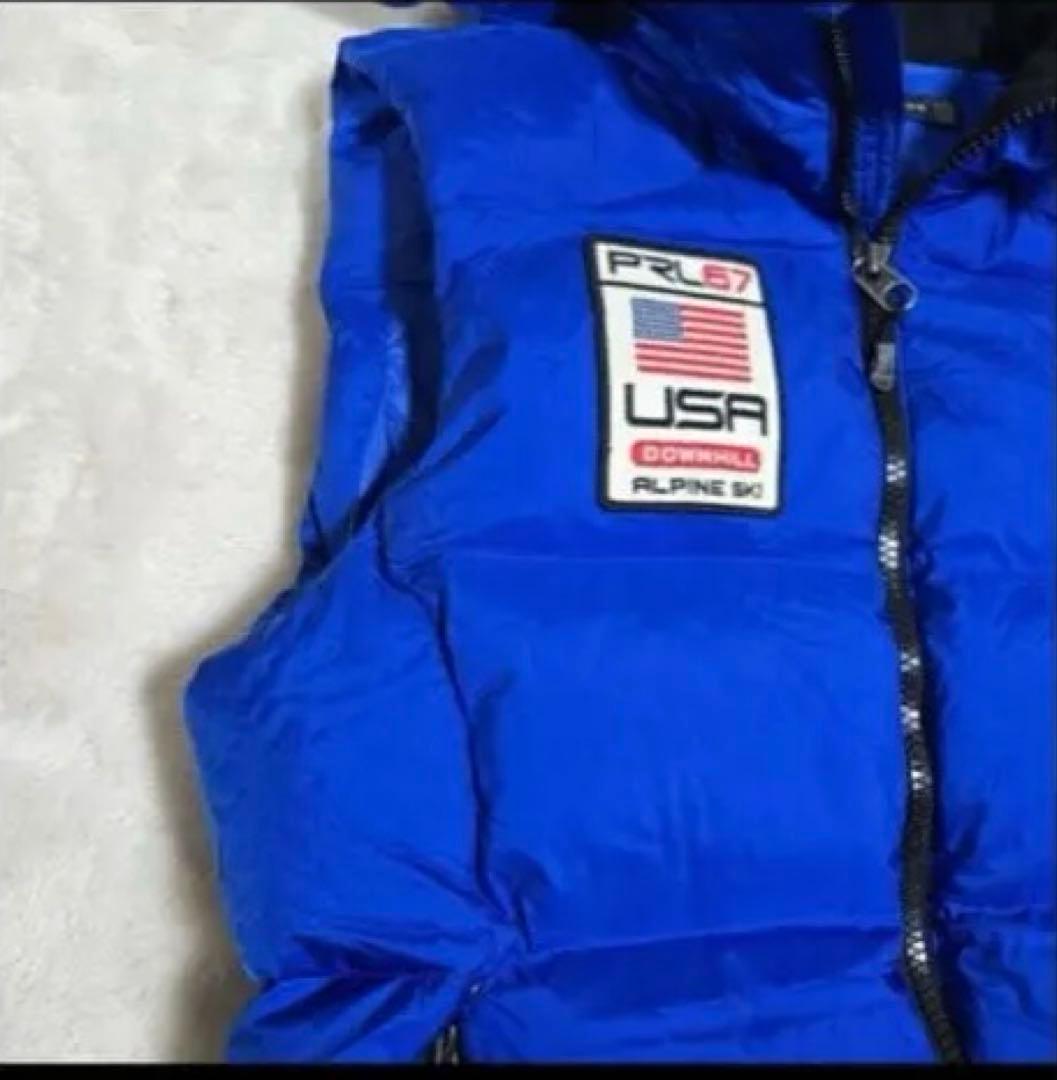 完売品 ポロラルフローレン ダウンベスト ビッグポニー USAパッチ M
