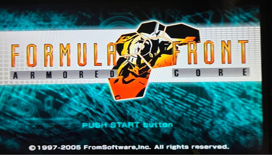 ps2 アーマードコア フォーミュラフロント