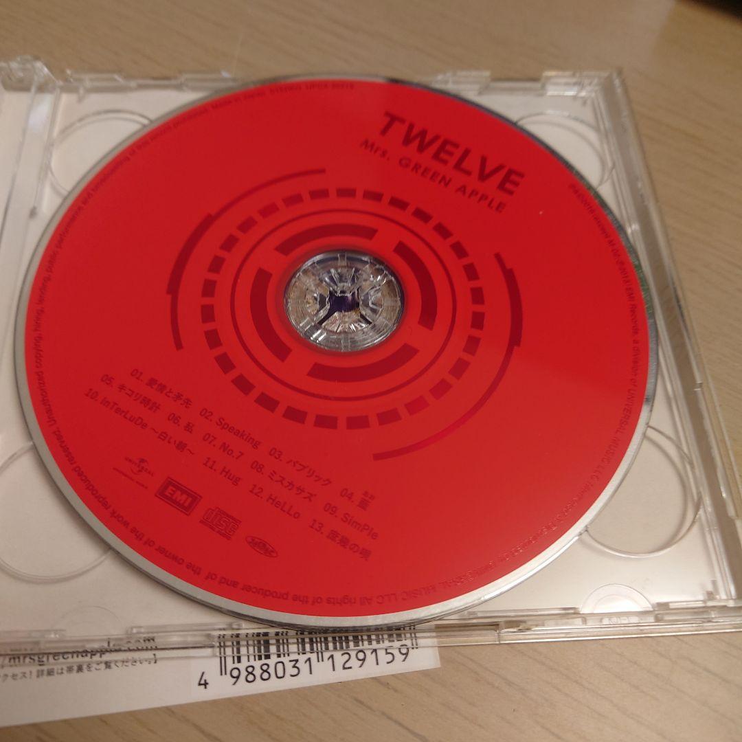 ★CD+DVD★TWELVE/Mrs.GREEN APPLE