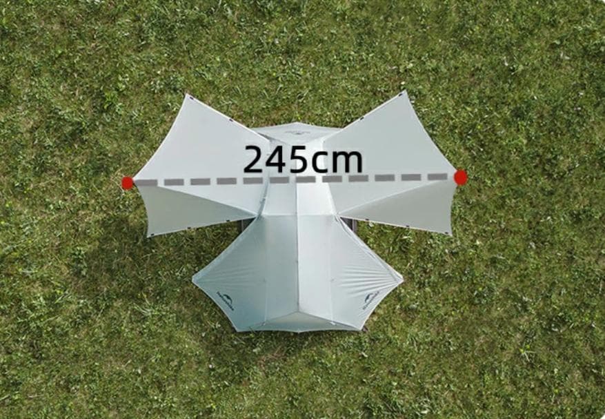 新品　Naturehike テント 2人用 Star-2 グレー