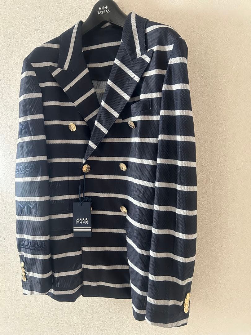 新品　muta marine ジャケット　ネイビー　定価39000円　XL