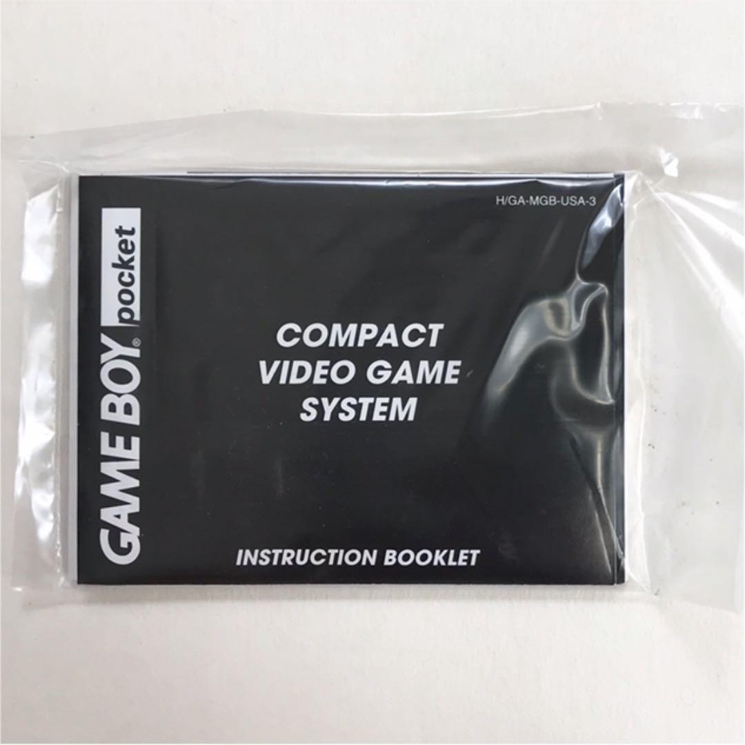 空箱、取説のみ GAME BOY pocket スケルトン MGB-S-SA