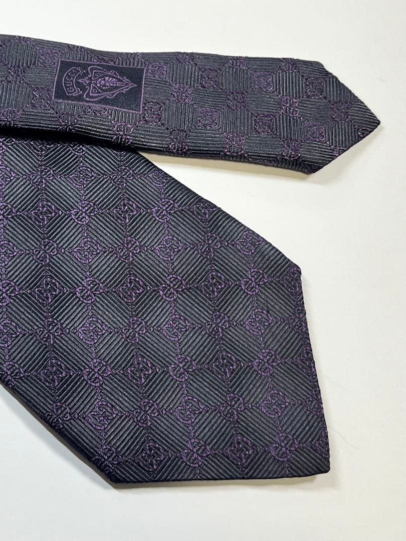 ✨美品✨GUCCI グッチ ネクタイ 高級シルク　GG柄 グラデーション