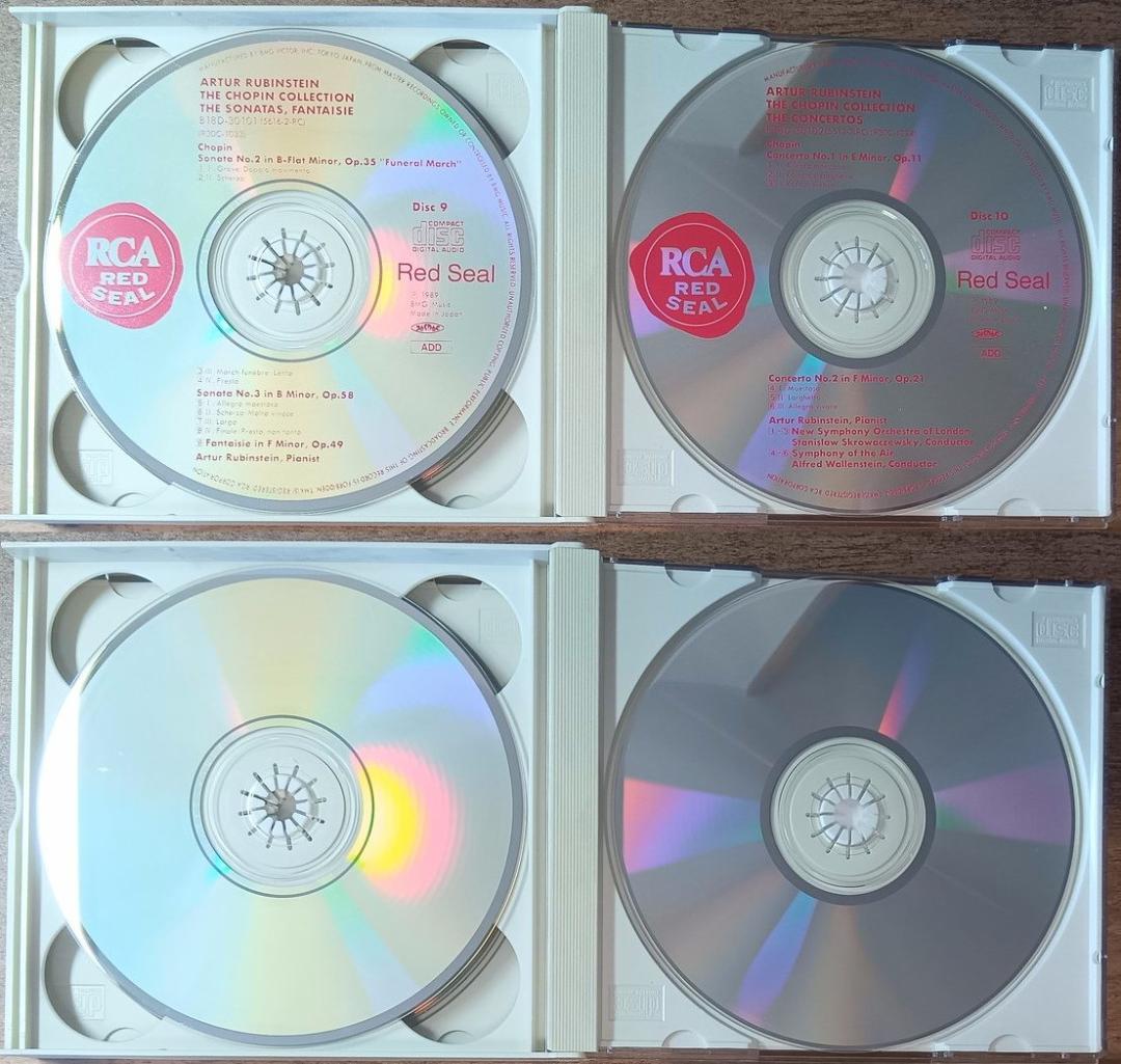 ルビンシュタイン ショパン全集 10CD