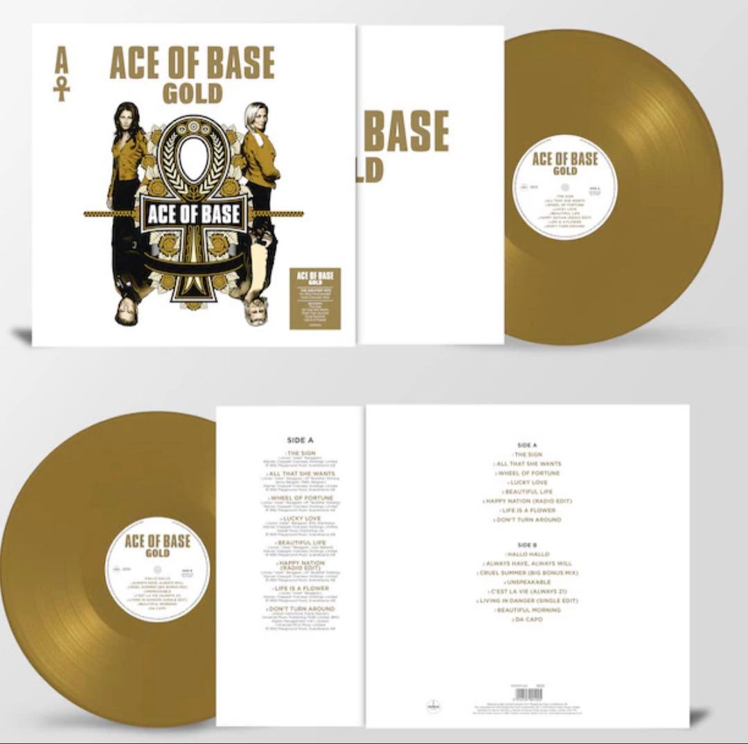 Ace of Baseベスト・アルバム『Gold』アナログ盤レコード※新品未使用