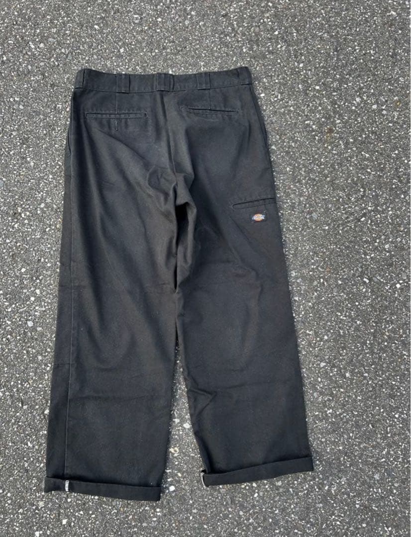 90's Dickiesダブルニー w36 loosefit フェードスケーター