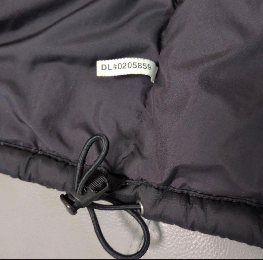 XL 美品 センターロゴ NORTH FACE ヌプシ ダウンベスト 黒 ノース