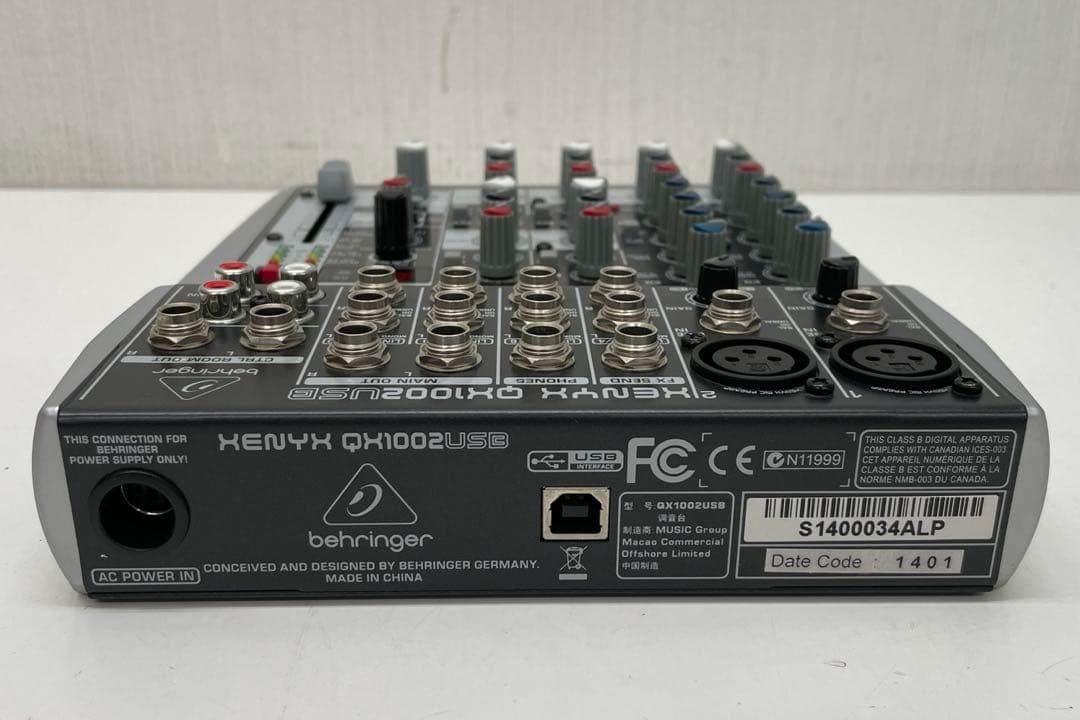 Behringer XENYX QX1002USB アナログミキサー