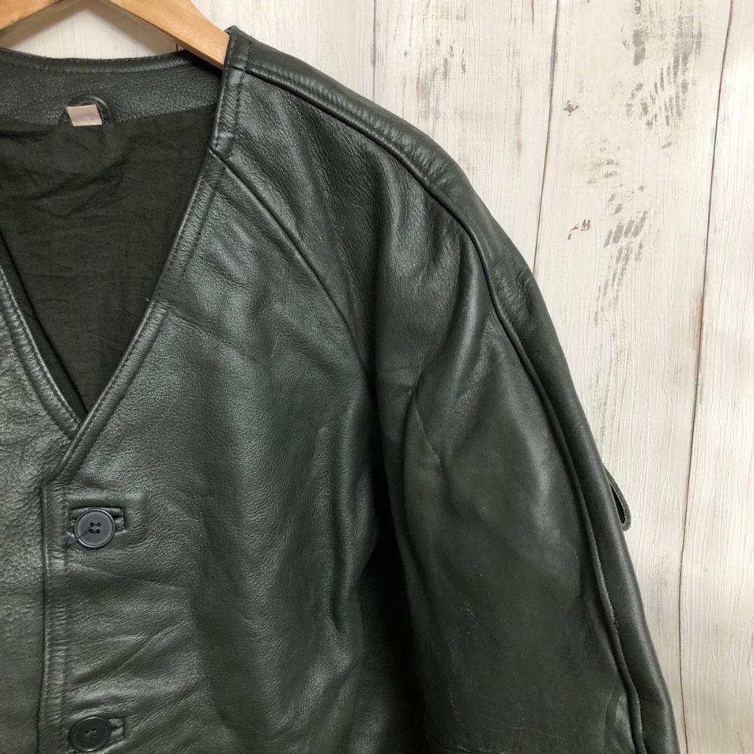70s ユーロレザー シューティングジャケット レザー 本革 ヴィンテージ