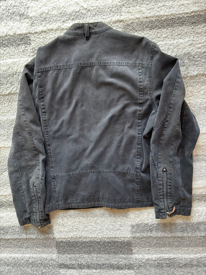 DIESEL ブラックライダースジャケット サイズL