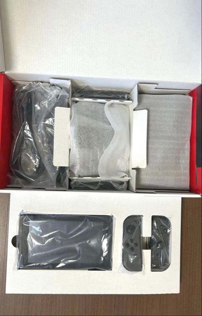 Nintendo Switch グレー 本体一式 SDカード128GB付き