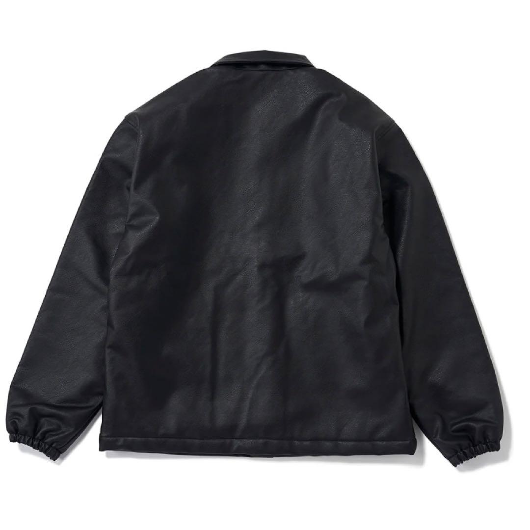 XLサイズ ROLLER FAKE LEATHER COACH JACKET
