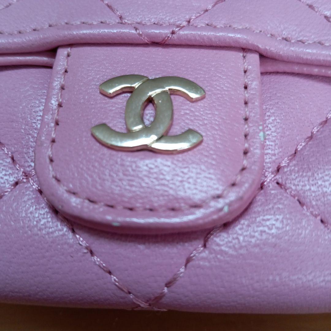 Chanel ノベルティ桜ピンクキーケース 6連