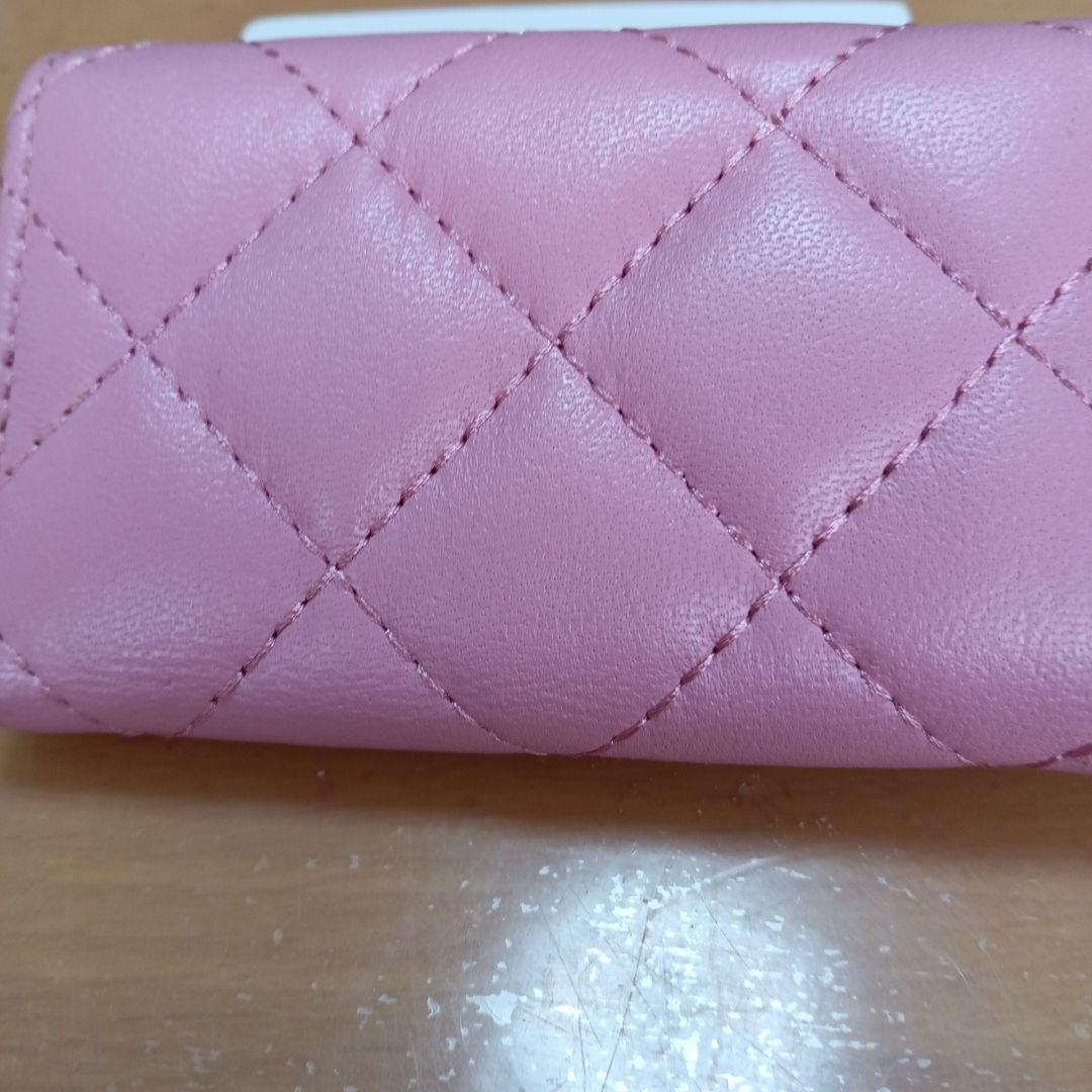 Chanel ノベルティ桜ピンクキーケース 6連